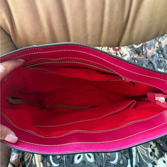Pink Dooney & Bourke Tote - Picture 5 of 7